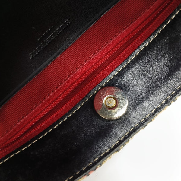 Fabric Top Handle Bag Multicolor
