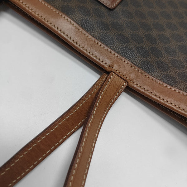 MACADAM TOTE Coated Canvas Brown