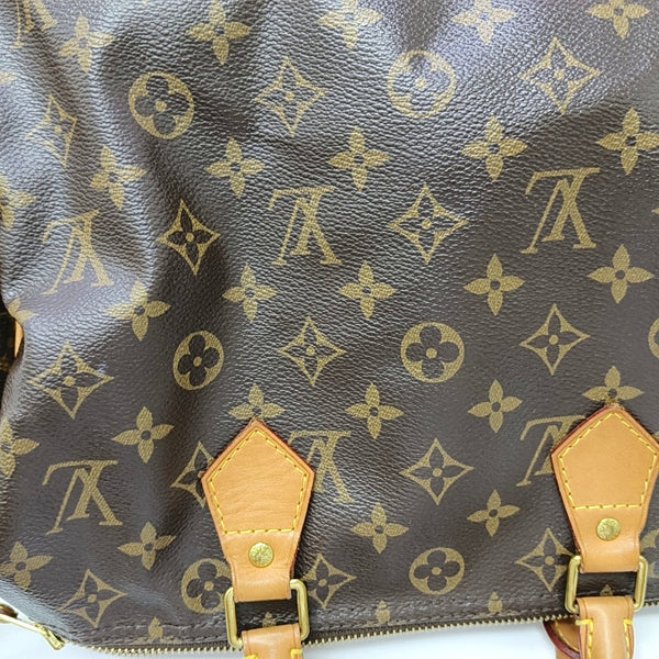 SPEEDY 30 Monogram Coated Canvas Brown
