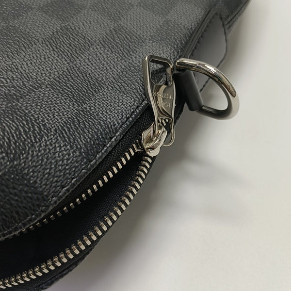 PORTE-DOCUMENTS Damier Graphite Coated Canvas Gray