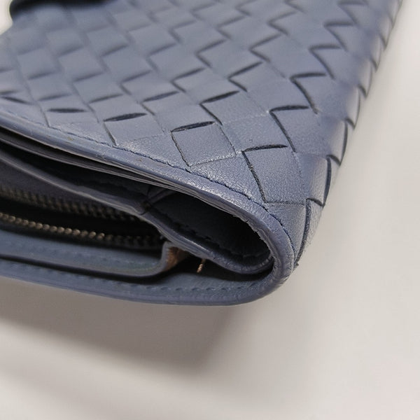 Lambskin Wallet Blue