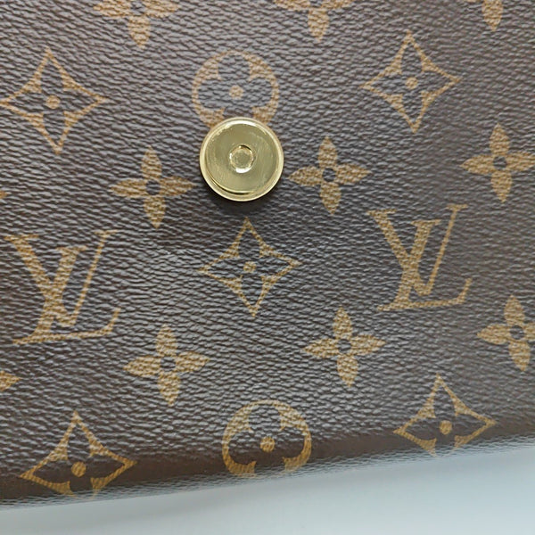 LOCKY BB Monogram Coated Canvas Brown