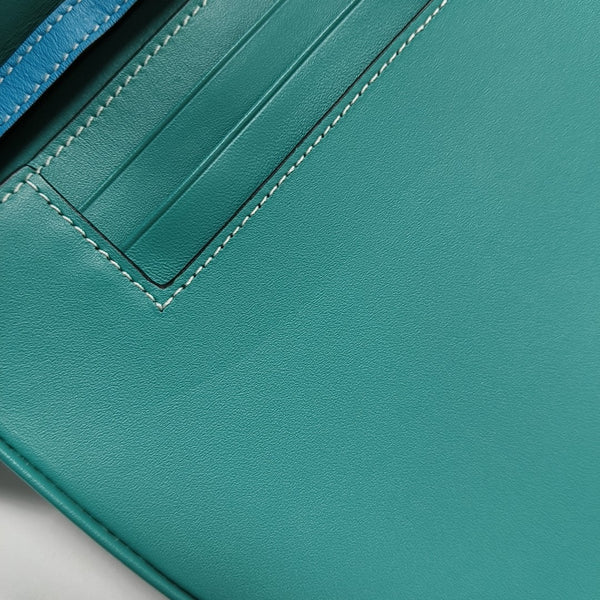 Heel Calfskin Blue