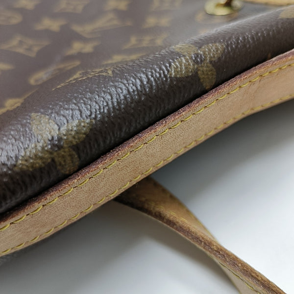 NOÉ BB Monogram Coated Canvas Brown