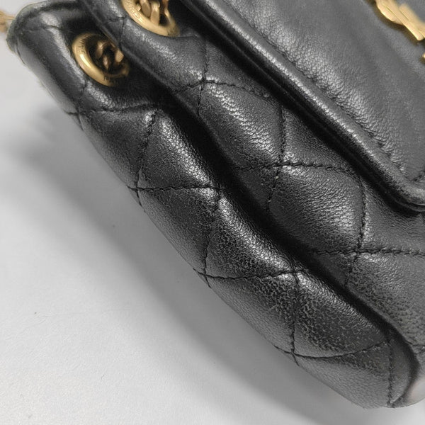 NOLITA Mini Quilted Lambskin Black