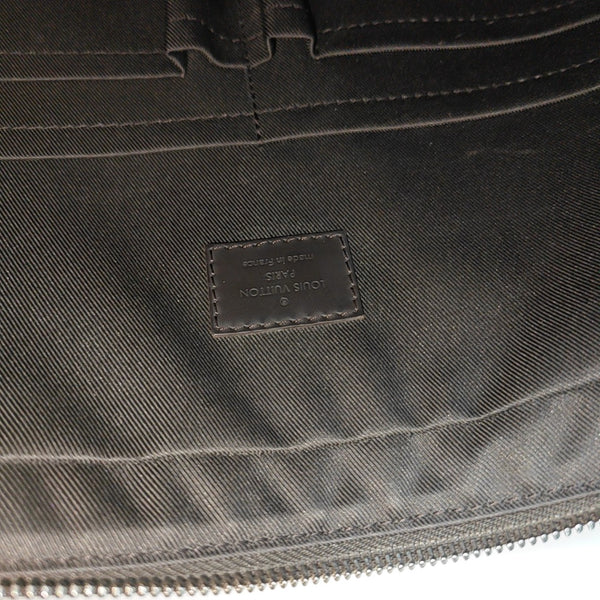 JAKE NM Damier Ebene Coated Canvas Brown