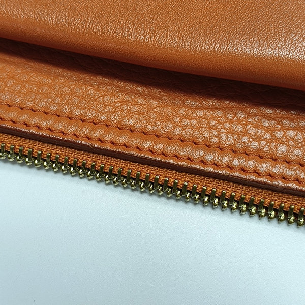 Calfskin Crossbody Bag Orange