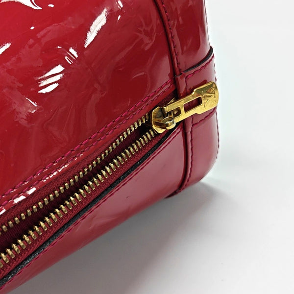 Authenticated pre-owned ALMA PM Monogram Patent Leather Red - Top Handle Bag at Looply