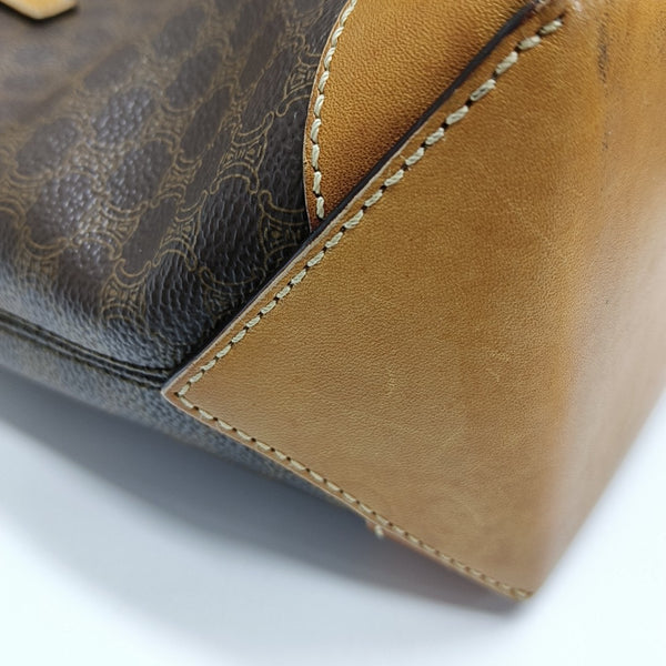 MACADAM TOTE Coated Canvas Brown