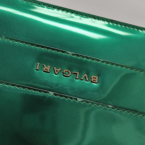 SERPENTI FOREVER Medium Patent Leather Green