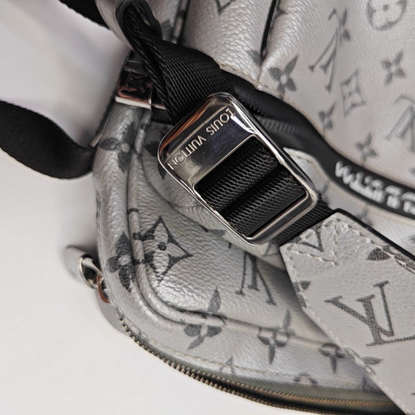 TRIO Monogram Calfskin Gray