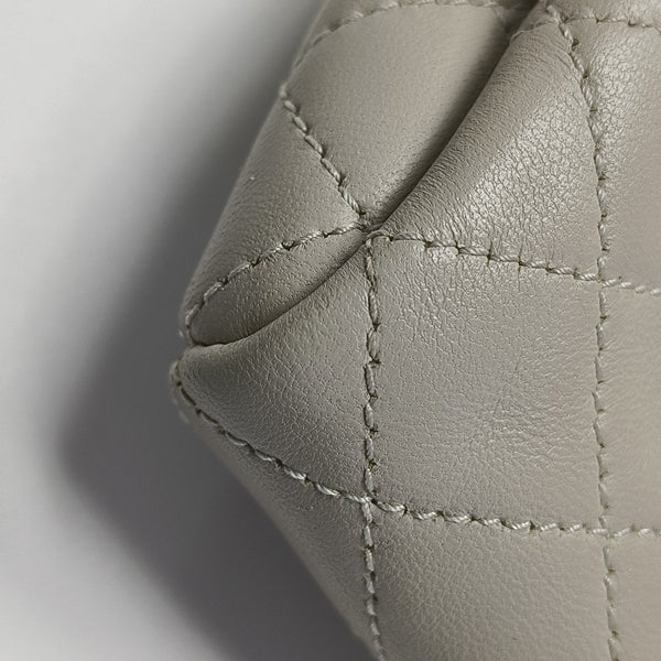 NOLITA Mini Quilted Lambskin White