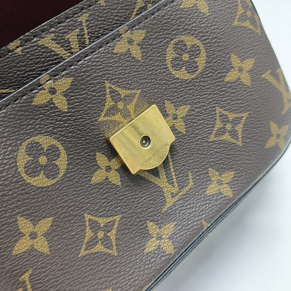 PASSY Monogram Coated Canvas Brown