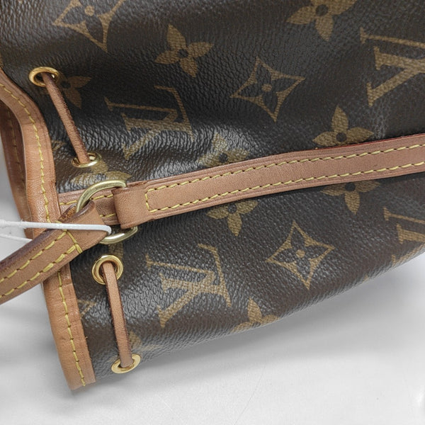 NÉONOÉ Nano Monogram Coated Canvas Brown