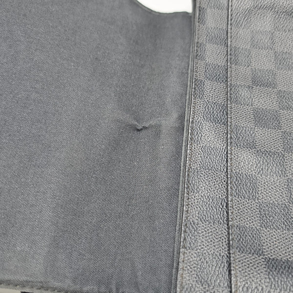 DISTRICT PM Damier Graphite Coated Canvas Gray