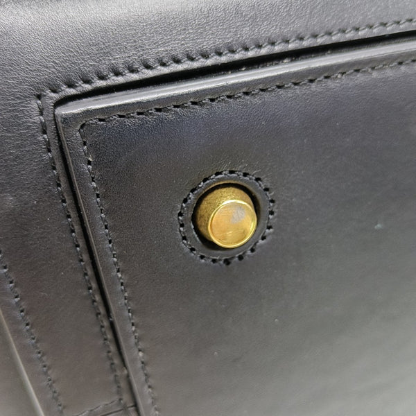 TIE Small Calfskin Black