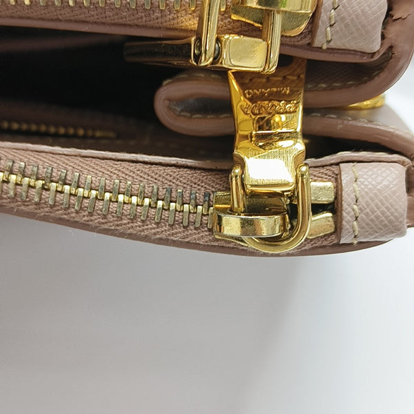 Galleria Large Saffiano Calfskin Pink