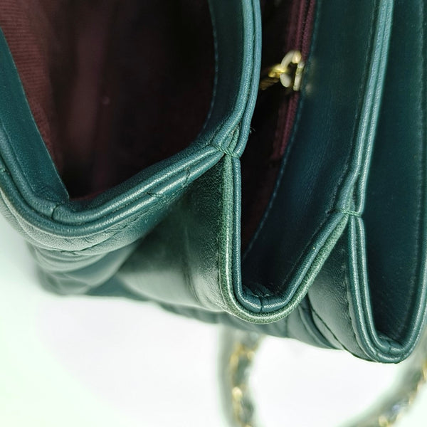 Quilted Calfskin Blue