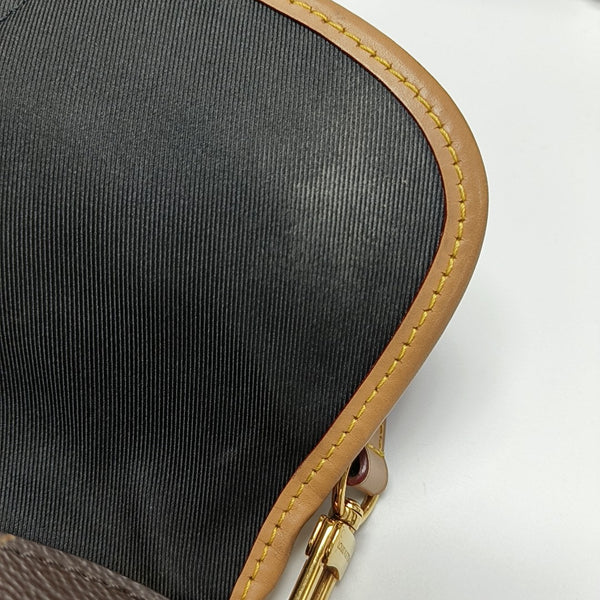 DIANE Monogram Coated Canvas Brown