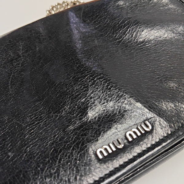 Calfskin Shoulder Bag Black