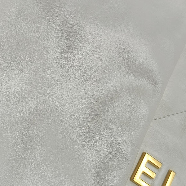 CHANEL 22 Small Quilted Calfskin White