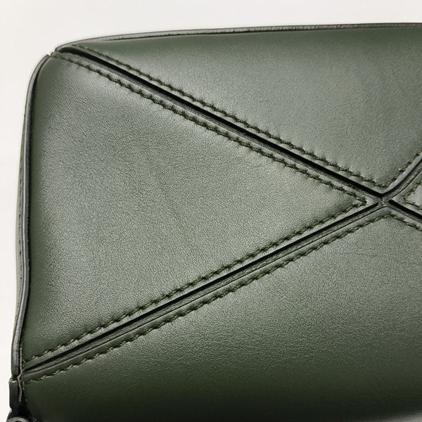 Puzzle Mini Calfskin Green