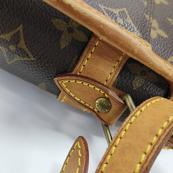 SOLOGNE PM Monogram Coated Canvas Brown