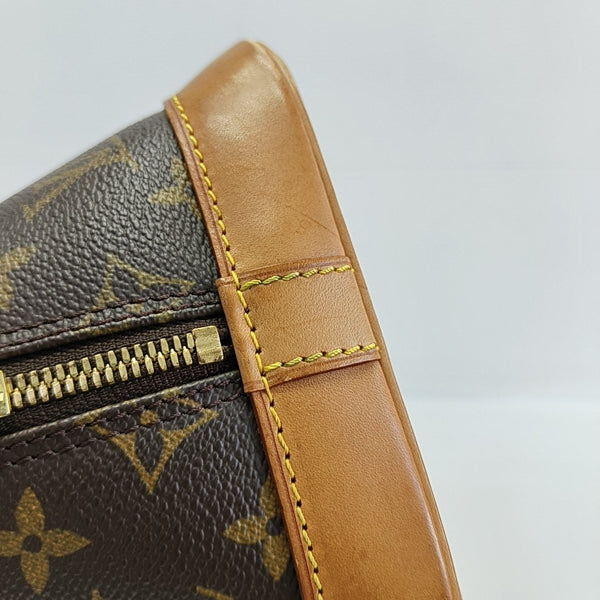 ALMA PM Monogram Coated Canvas Brown