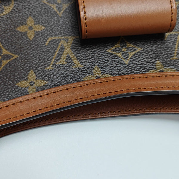 DAUPHINE MM Monogram Coated Canvas Brown