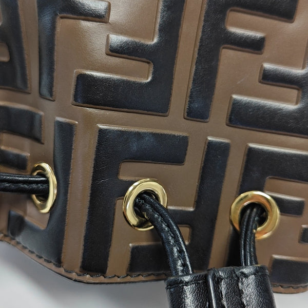 Mon Tresor Mini Monogram Calfskin Brown