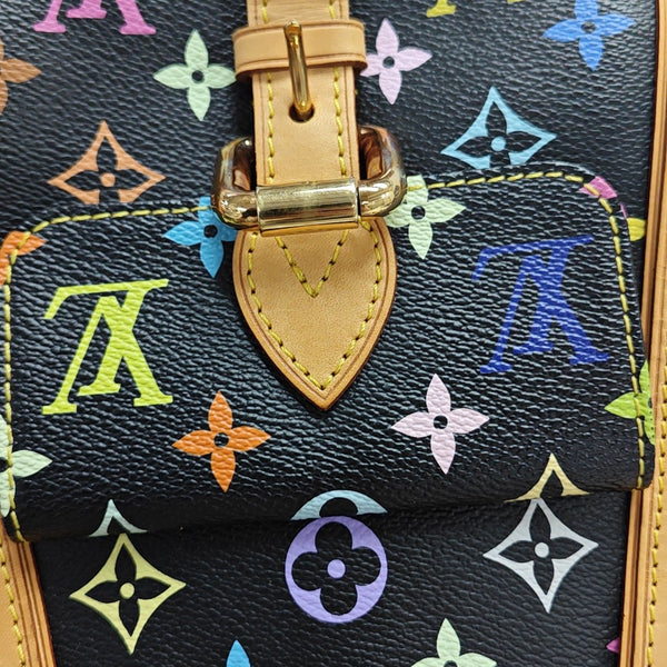 LV × TM PRISCILLA Monogram Coated Canvas Black