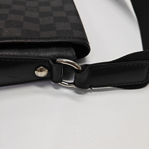 DANIEL Damier Graphite Coated Canvas Gray