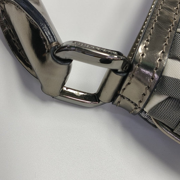 Nylon Shoulder Bag Large Gray