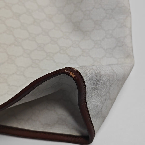 Monogram Coated Canvas White