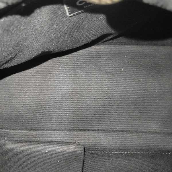 Quilted Grained Calfskin Black