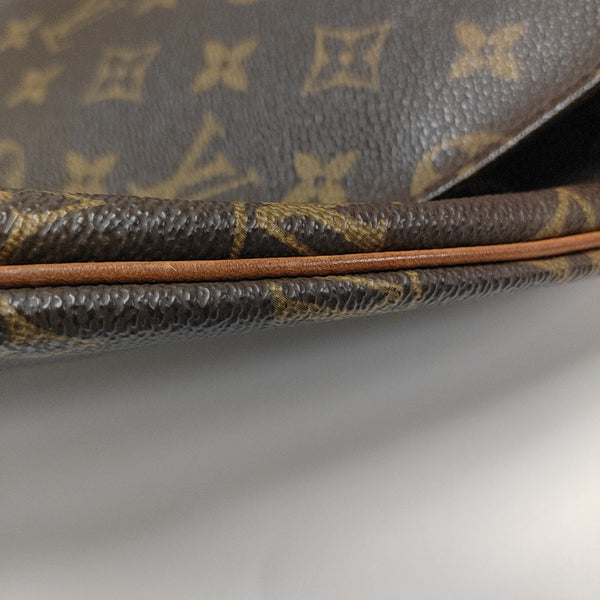 MUSETTE TANGO Monogram Coated Canvas Brown