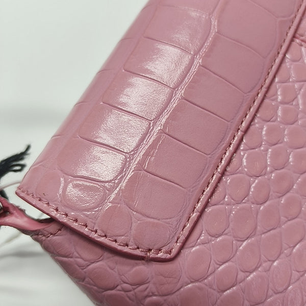 Calfskin Shoulder Bag Pink