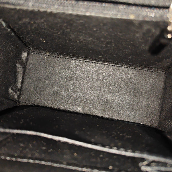 Leather Shoulder Bag Black