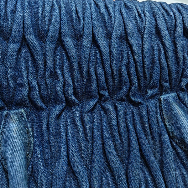 Avenue Quilted Denim Blue