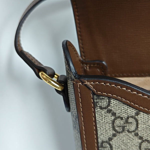 Horsebit 1955 Mini Coated Canvas Beige