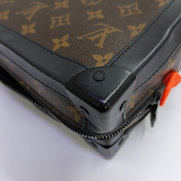 SOFT TRUNK Monogram Coated Canvas Brown