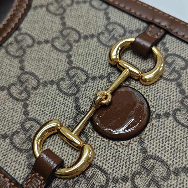 Horsebit 1955 Mini Coated Canvas Beige