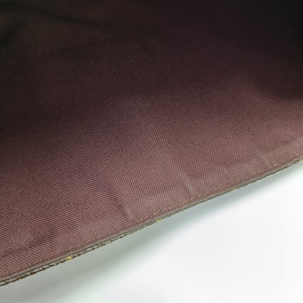 PALK Monogram Coated Canvas Brown