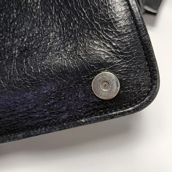 Calfskin Shoulder Bag Black