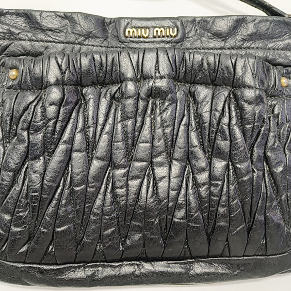 Matelassé Quilted Calfskin Black