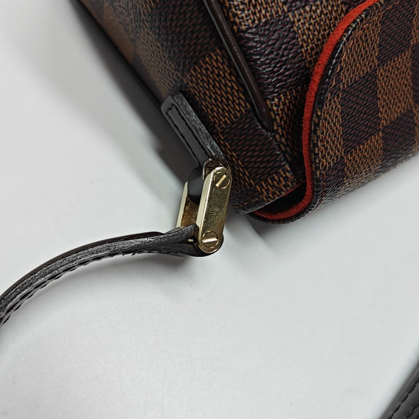 RECOLETA Damier Ebene Coated Canvas Brown