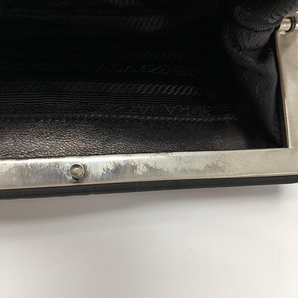 Fabric Crossbody Bag Black