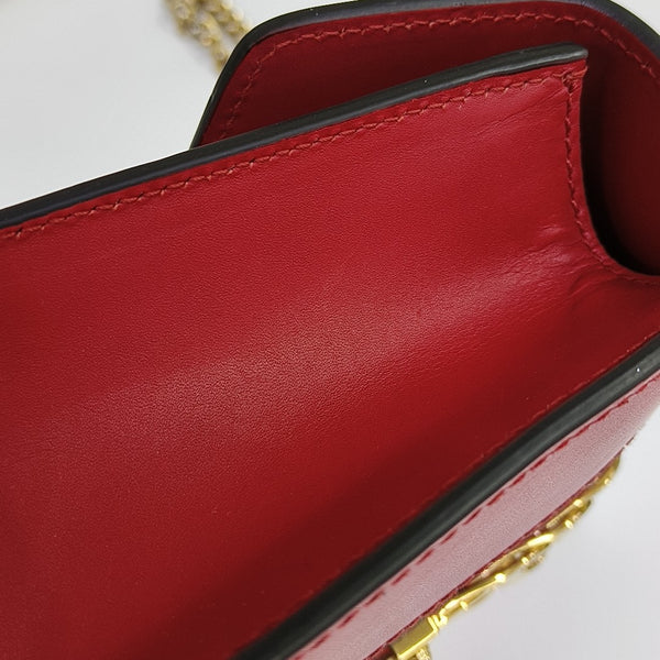 Sylvie Mini Calfskin Red