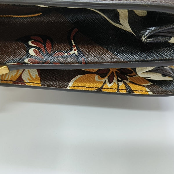 Calfskin Top Handle Bag Multicolor