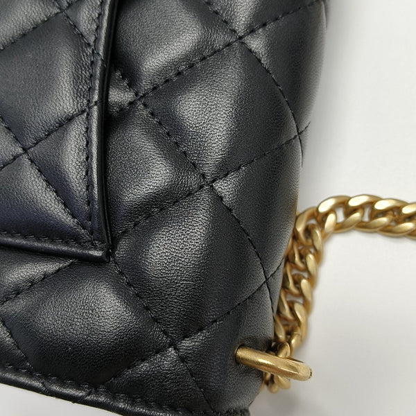 TRENDY CC Quilted Lambskin Black